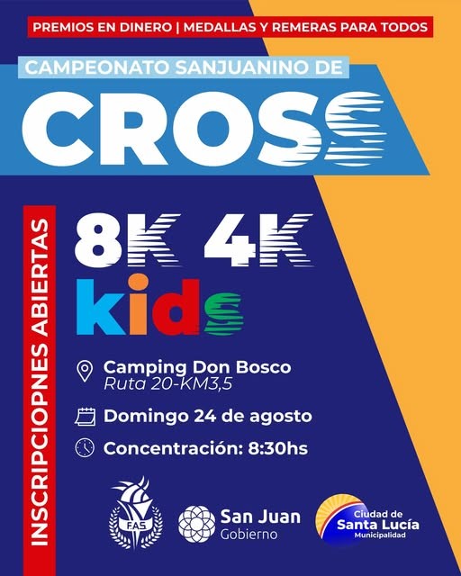 SANTA LUCÍA: Campeonato Sanjuanino de Cross