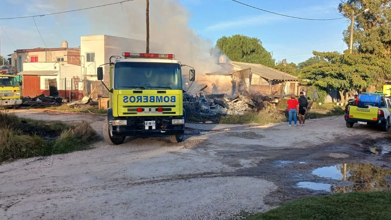 Importante incendio en B° Libertad