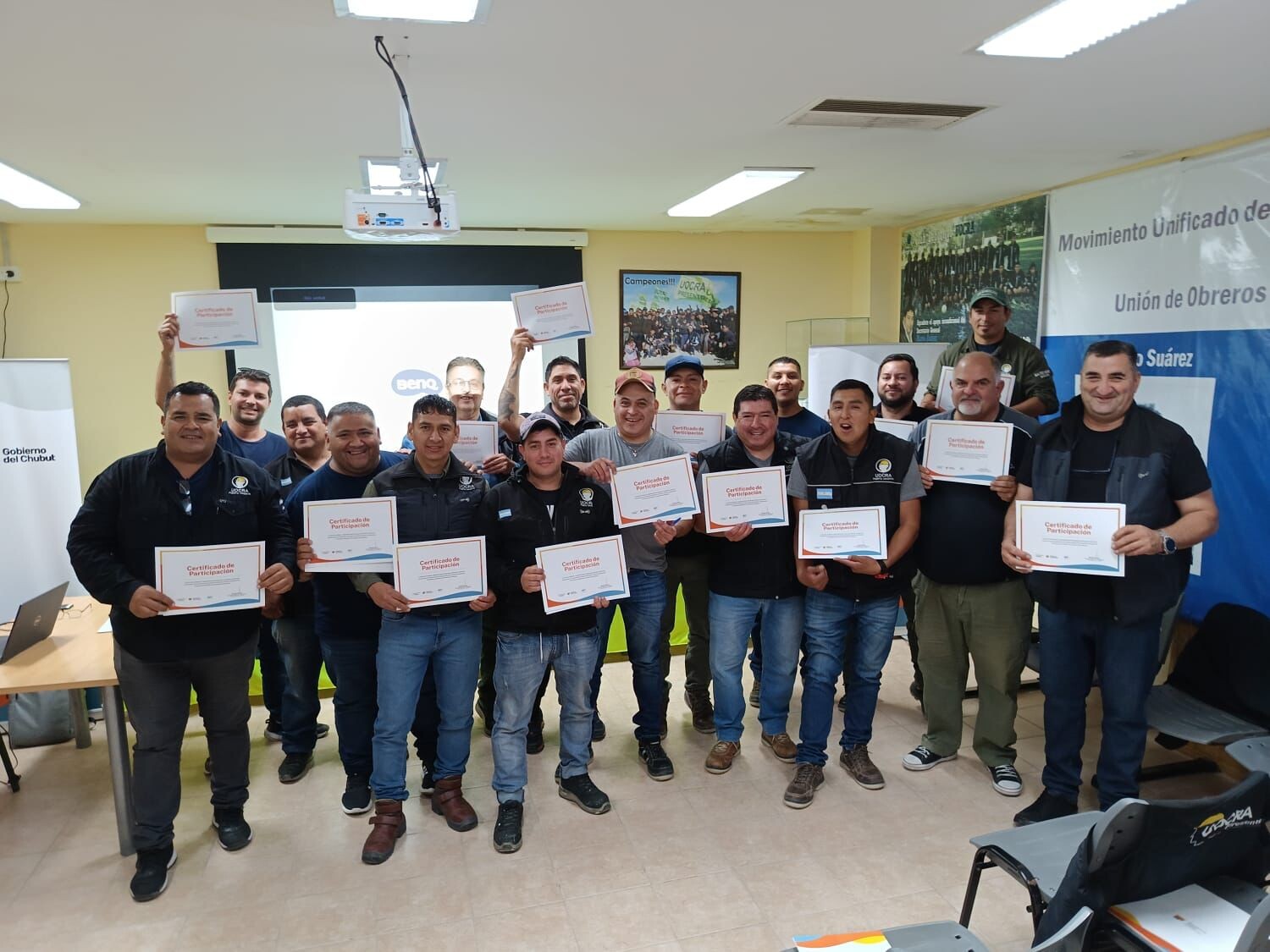 El Gobierno provincial dictó capacitación en Trabajo en Altura