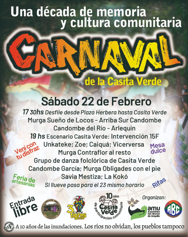 Carnaval de la Casita Verde en Unquillo