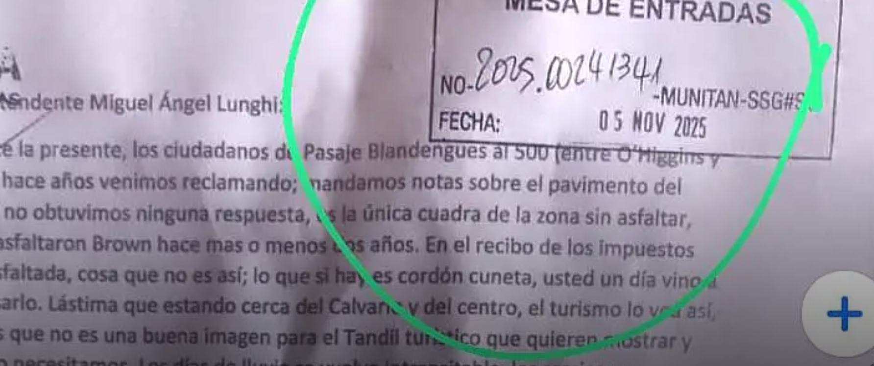 Vecinos del Pasaje Blandengues denuncian desatención municipal