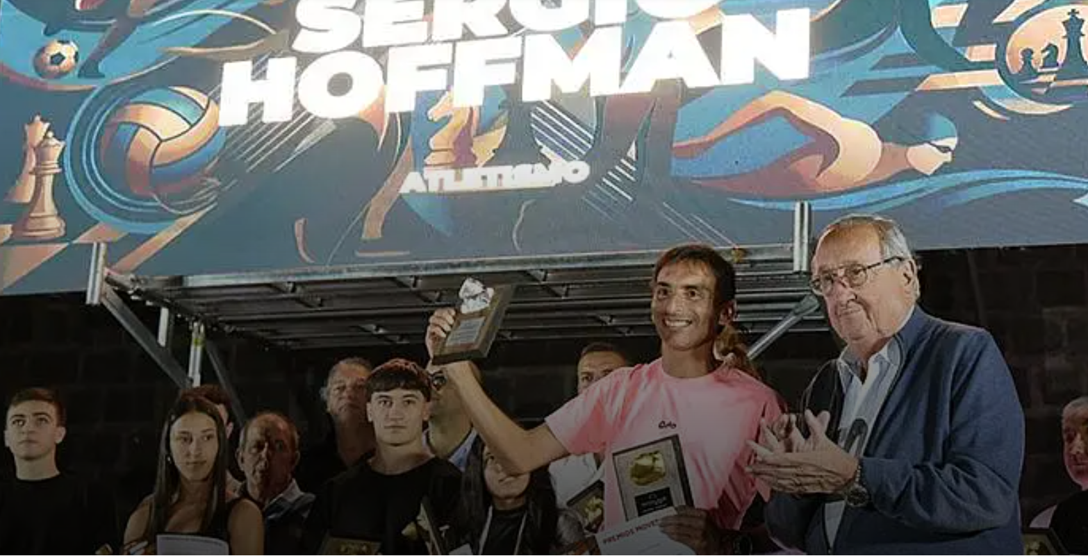 Sergio Hoffman distinguido con el Movediza de Plata en la 35ª Fiesta del Deporte