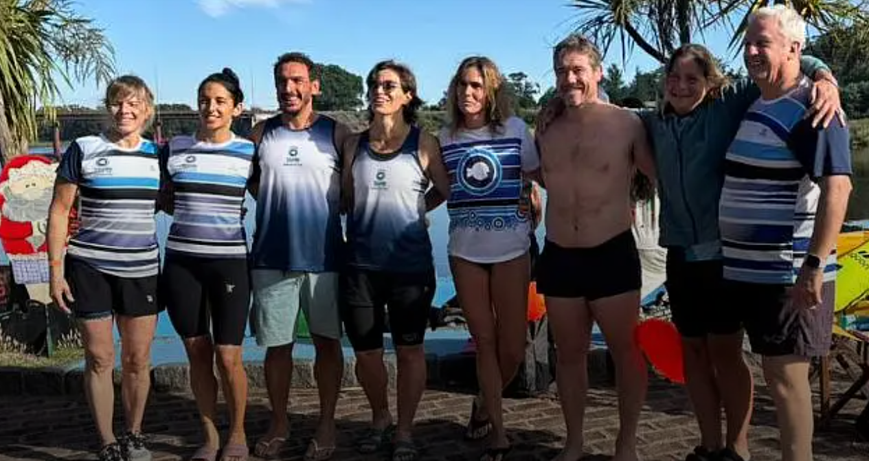 Escualo arrancó la temporada de Aguas Abiertas en Necochea