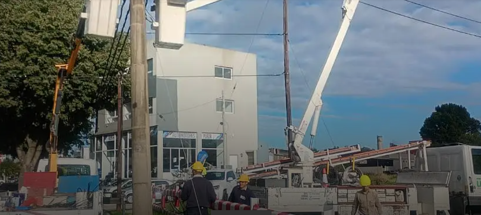 Nuevo centro de transformación en Avenida Del Valle y Alem