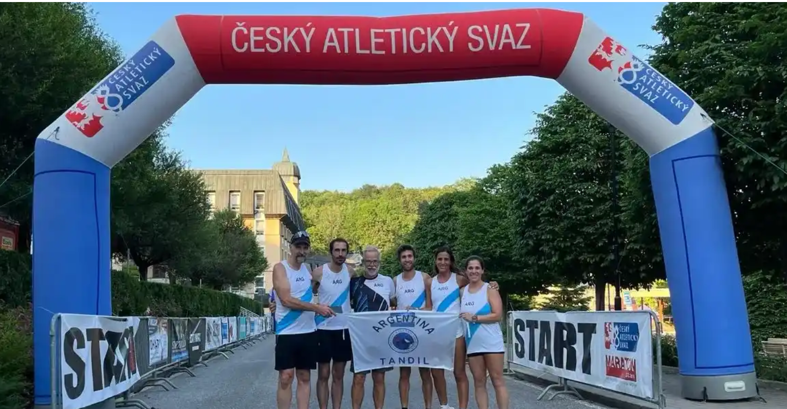 Siete atletas de Tandil representaron al país en el Mundial Máster de Carreras de Montaña en República Checa