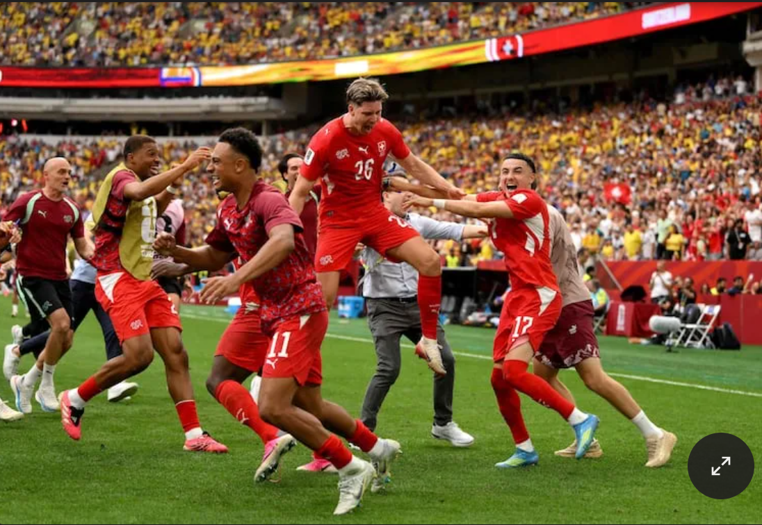 Suiza eliminó a Colombia y será el rival de Argentina en cuartos