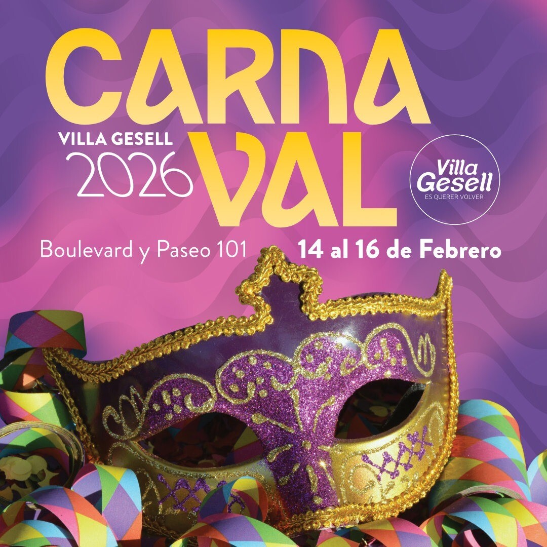 Villa Gesell palpita los carnavales 2026