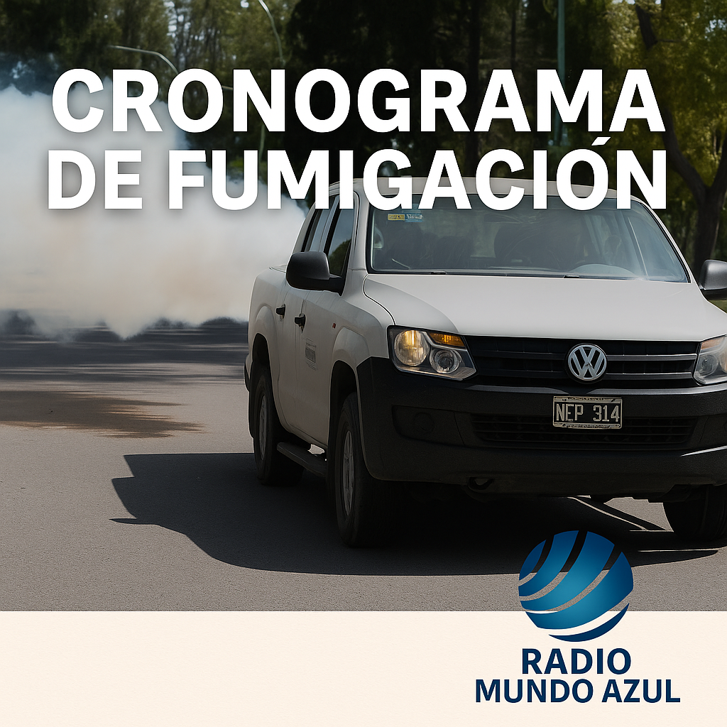 Cronograma de fumigación día por día en Bahía Blanca