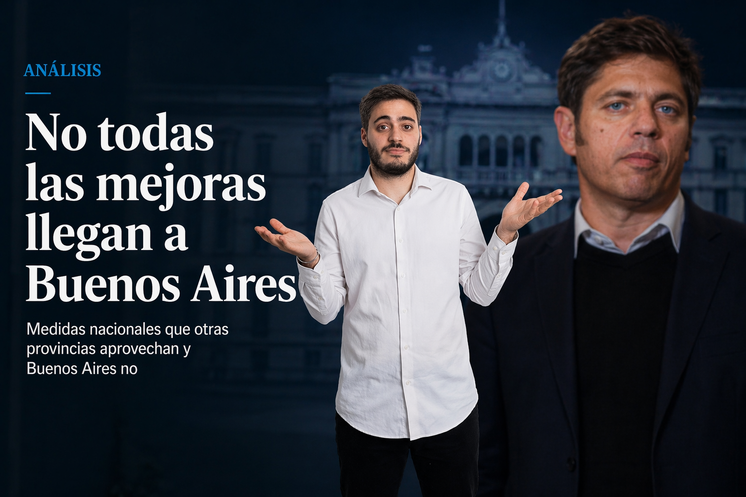 BS AS No todas las mejoras nacionales llegan igual a la Provincia de Buenos Aires