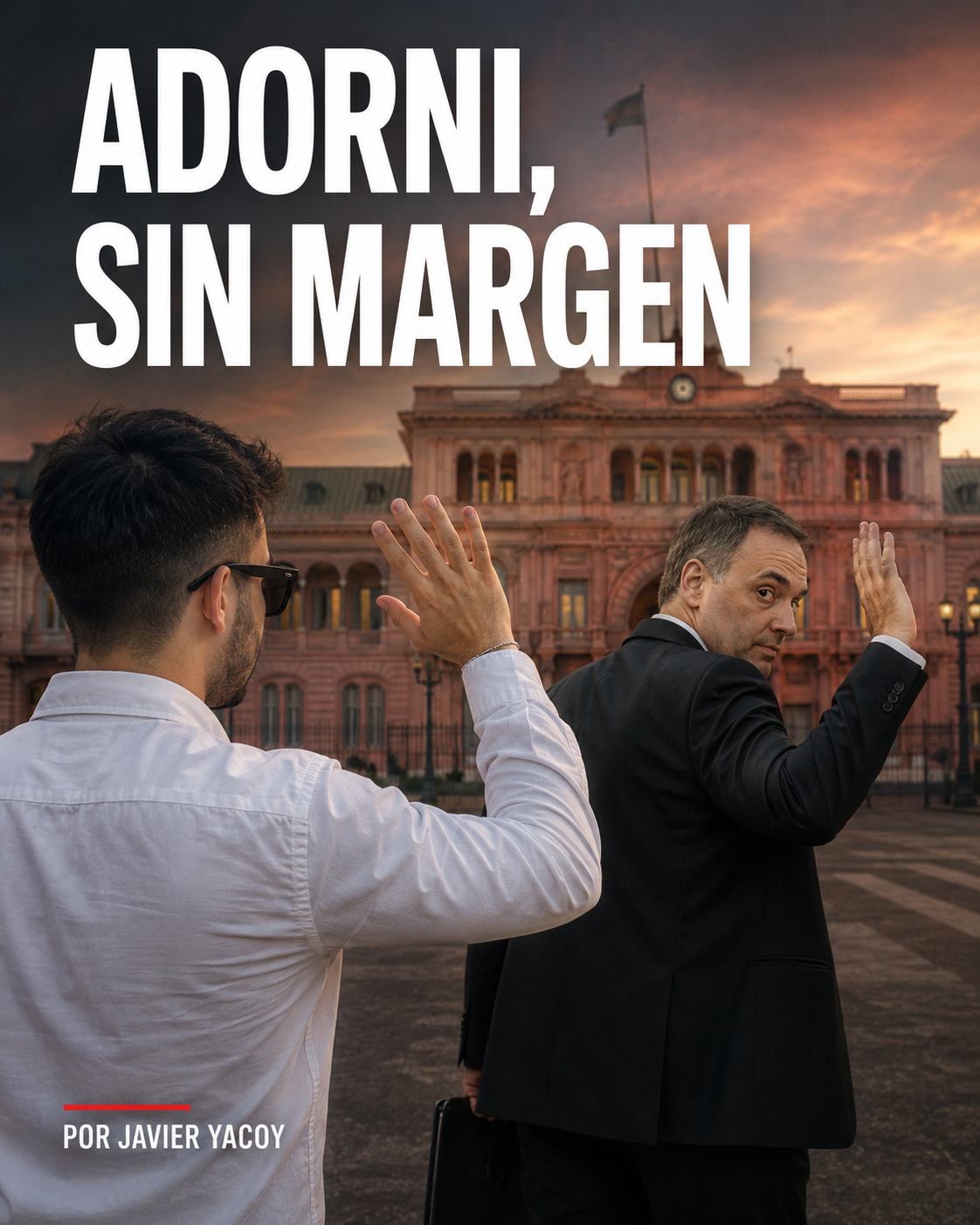 PORTADA Adorni, sin margen: la salida que el Gobierno debió anticipar