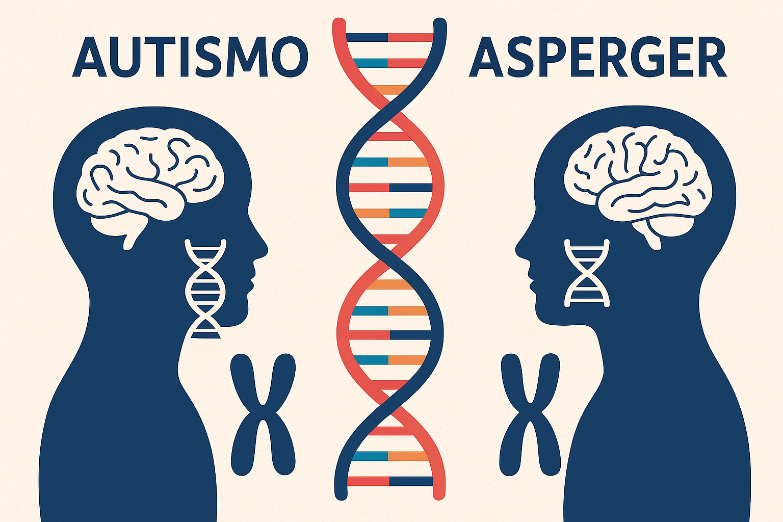 Diferencias genéticas entre el autismo y el Asperger Diferencias genéticas entre el autismo y el Asperger