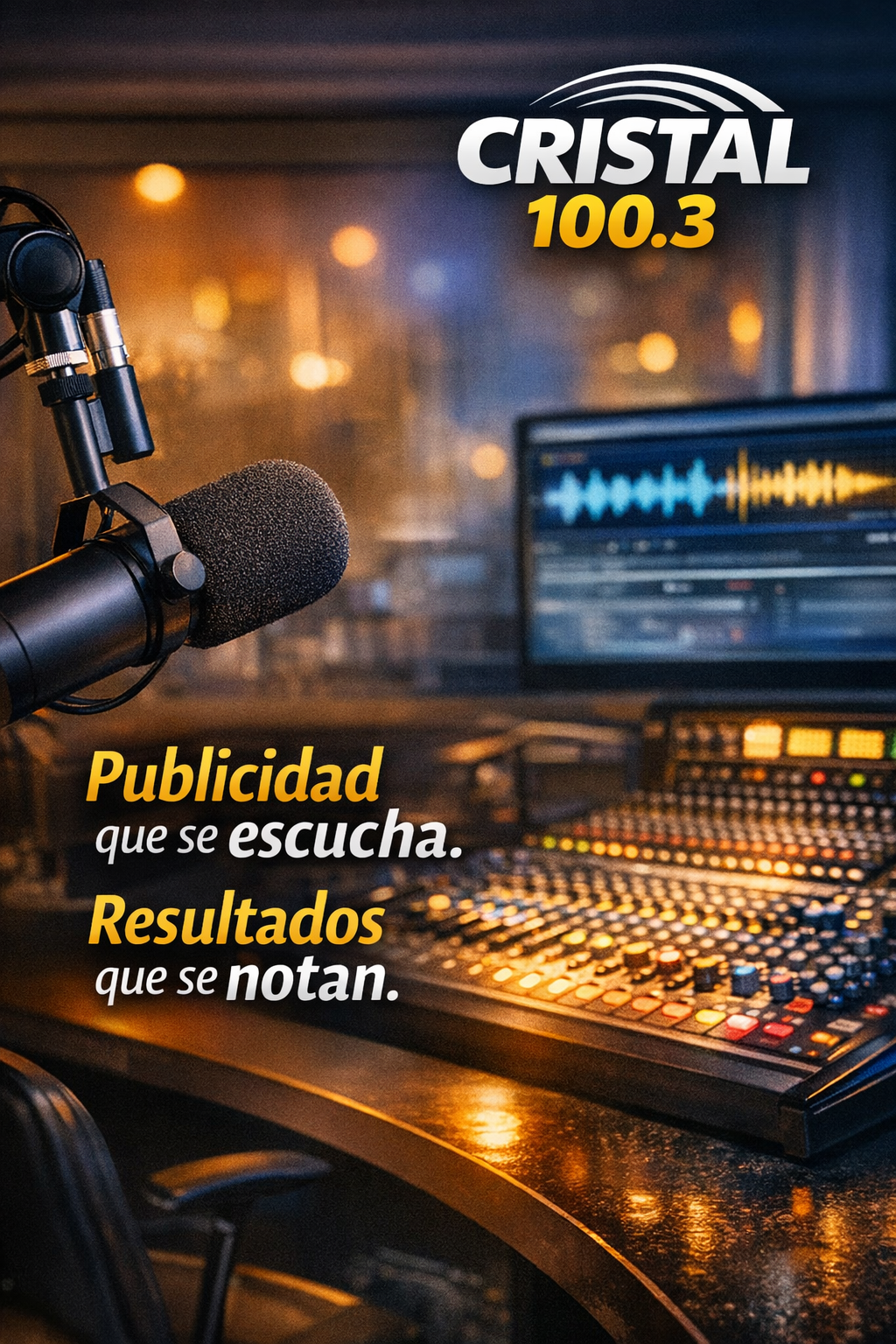 Cristal 100.3: La radio que potencia marcas en 2026