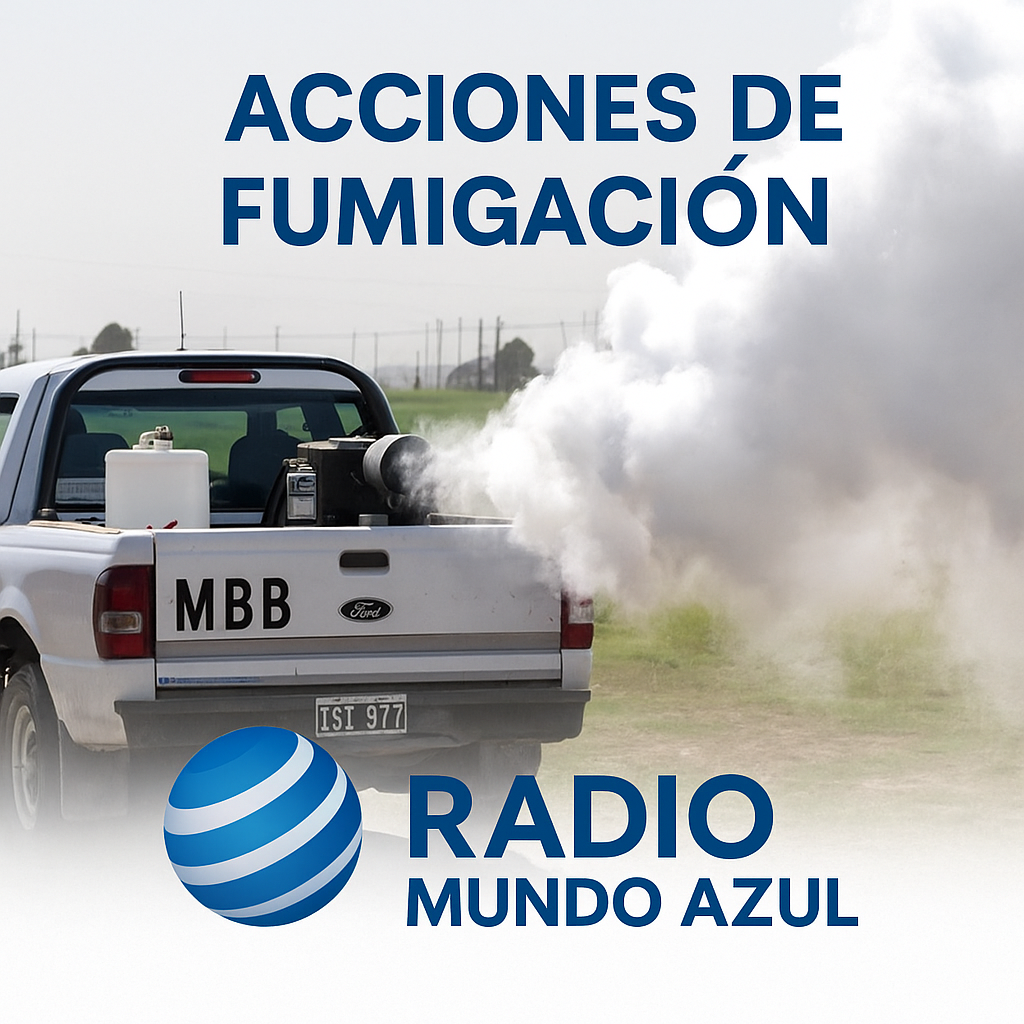 TRABAJOS DE FUMIGACION INFORMA LA MUNICIPALIDAD BAHIA BLANCA