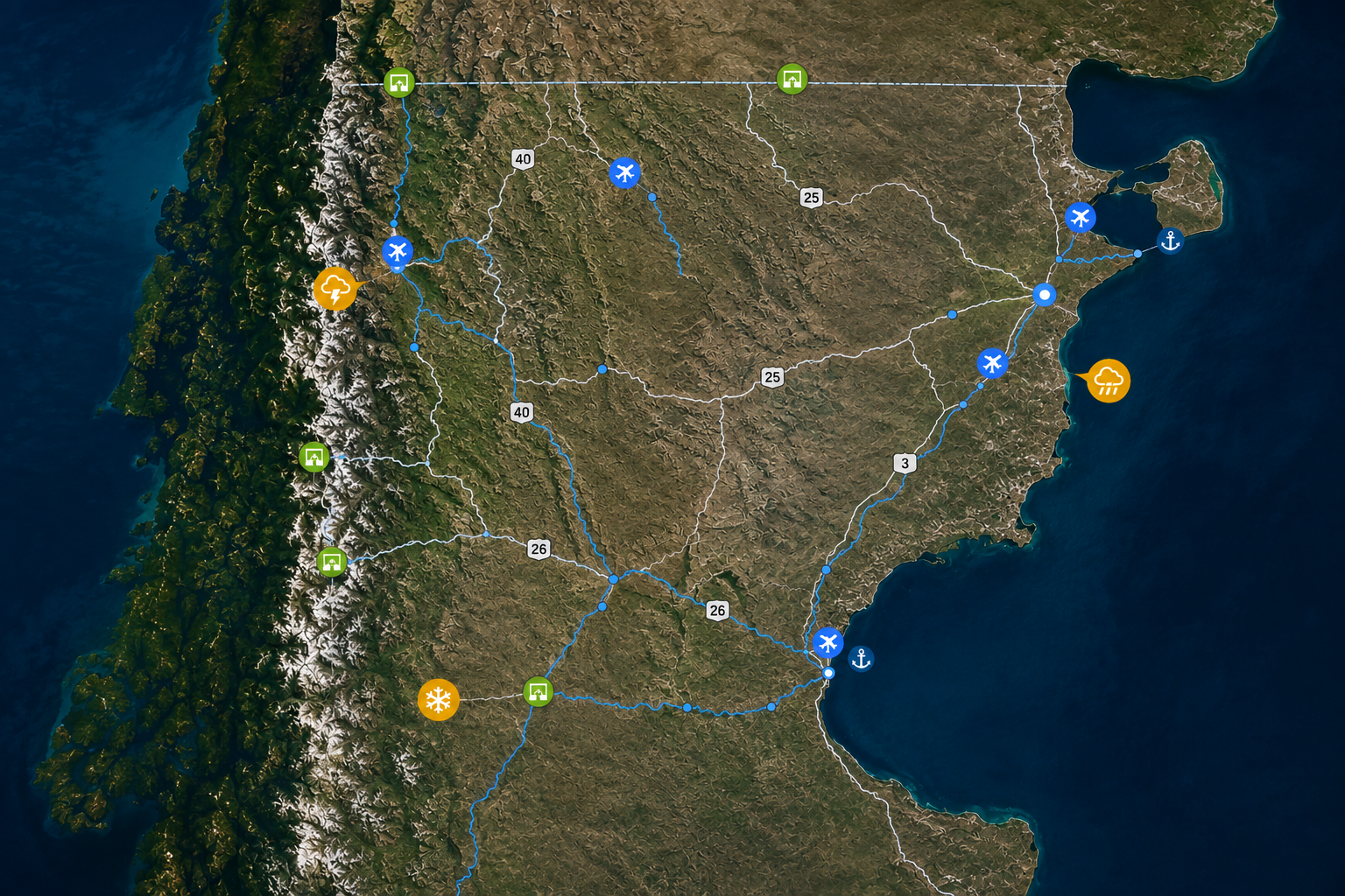Chubut fortalece la gestión pública con un nuevo Mapa de Situación que permite consultar información clave en tiempo real