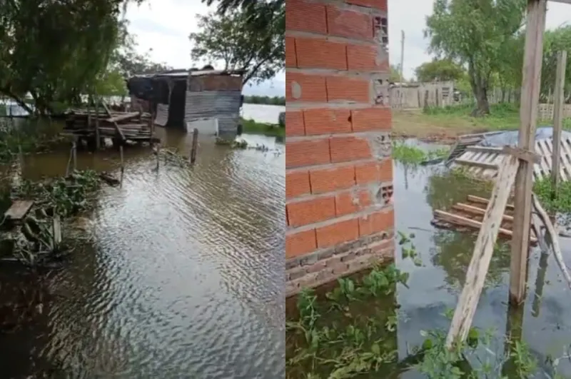 Colastiné: algunos vecinos se autoevacúan por la crecida del río