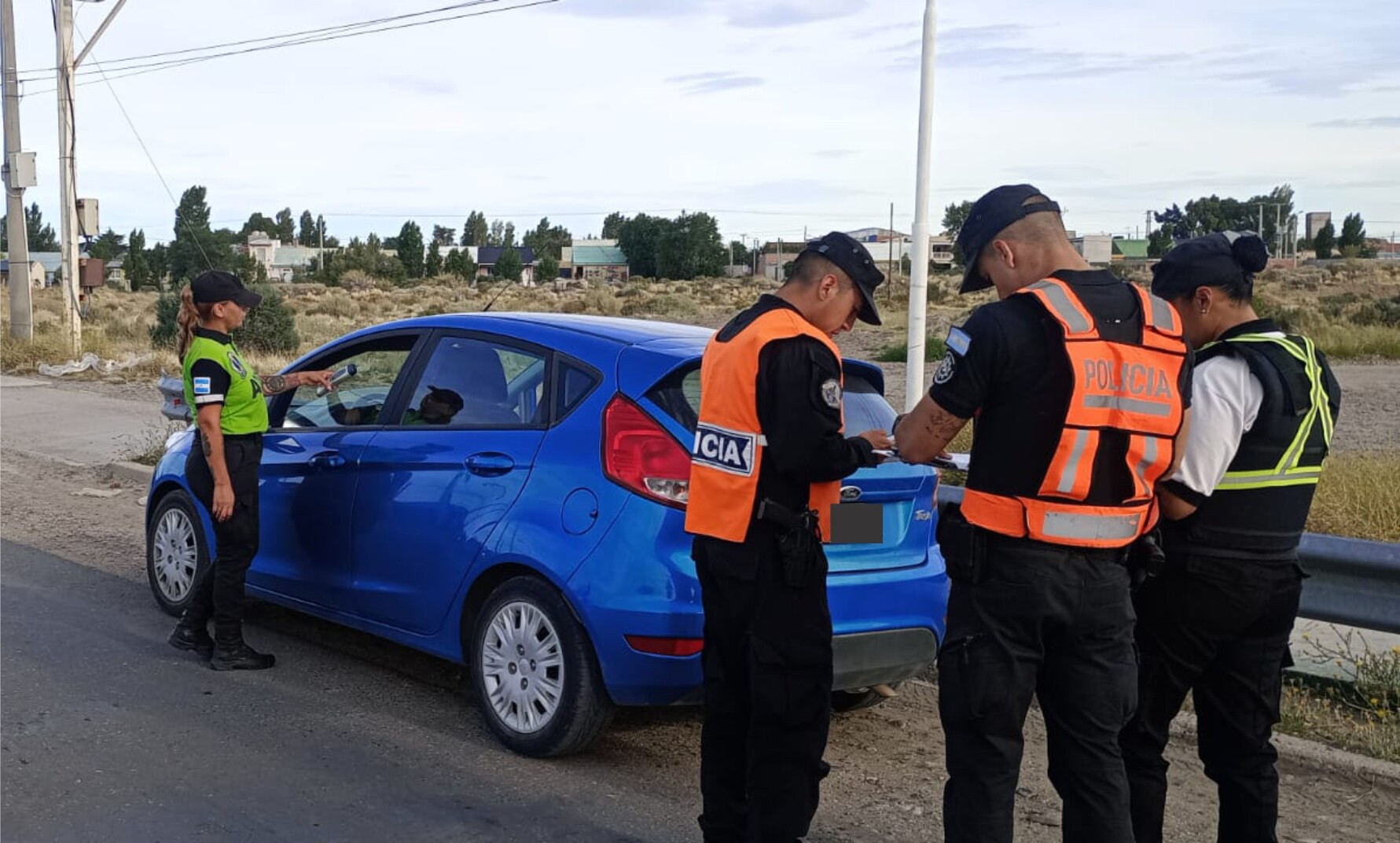El Comando Unificado realizó controles en distintos sectores de Comodoro Rivadavia