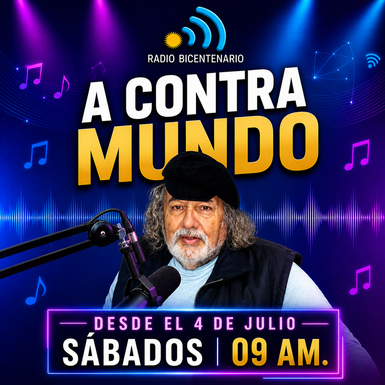 DESDE-EL-4-DE-JULIO-320-X-320c9c42432a23c78bf.png «A Contra Mundo» desembarca en Radio Bicentenario con la conducción de Jorge Cela