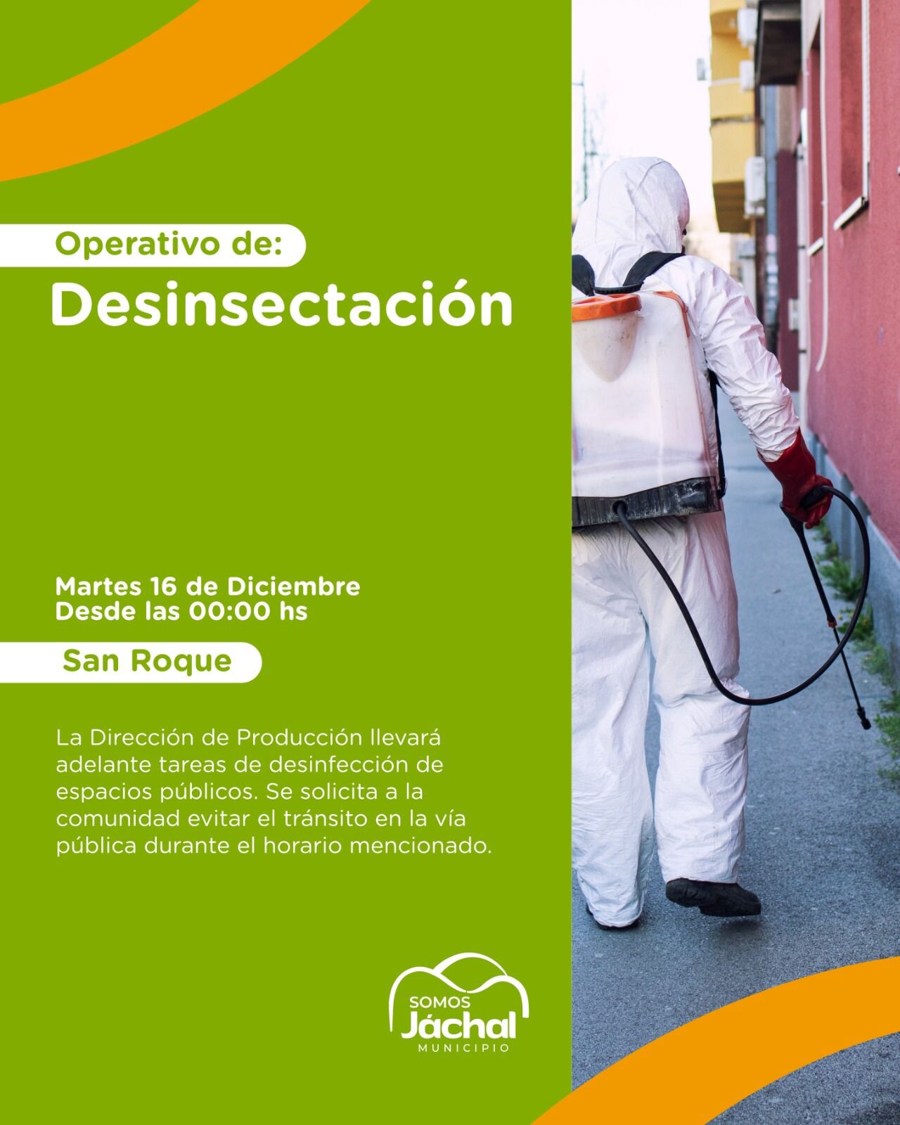 JÁCHAL: Nuevo Operativo de Desinsectación