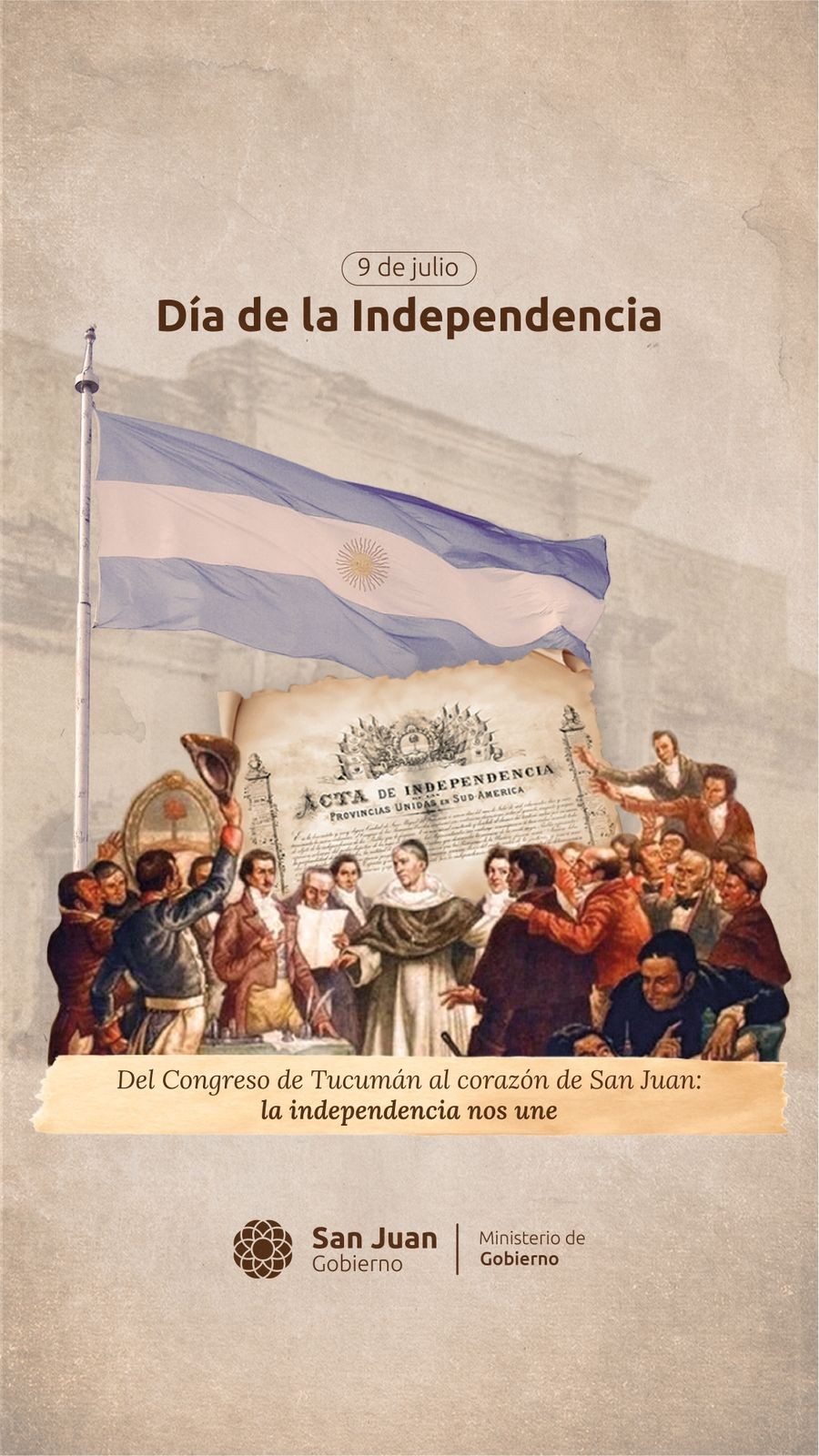 Las estatuas de los congresales sanjuaninos y el legado de 1816