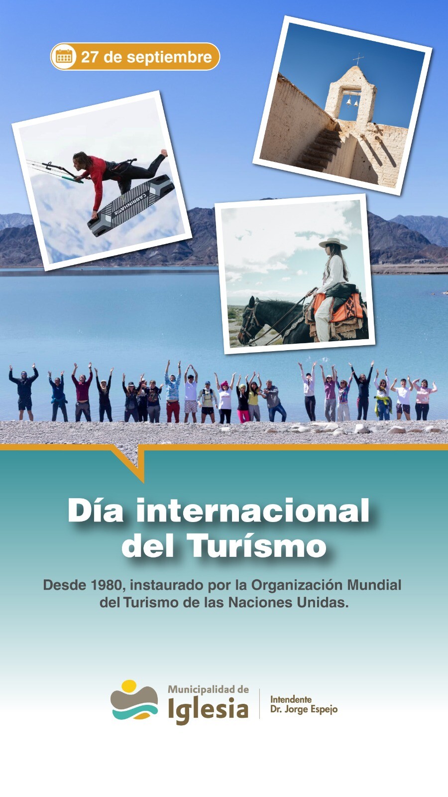 IGLESIA: celebra el «Día Internacional del Turismo»