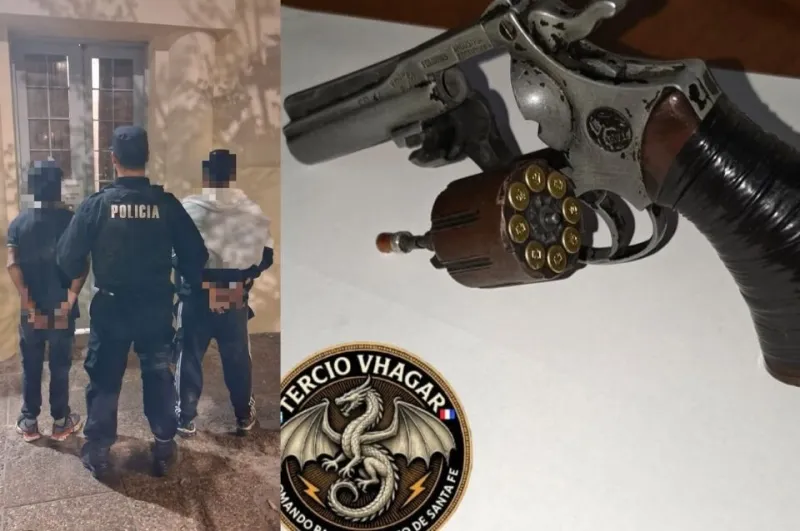 Tras una balacera: detuvieron a dos hombres y secuestraron un arma de fuego