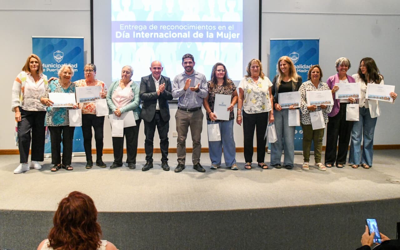 Sastre reconoció a mujeres destacadas de Puerto Madryn