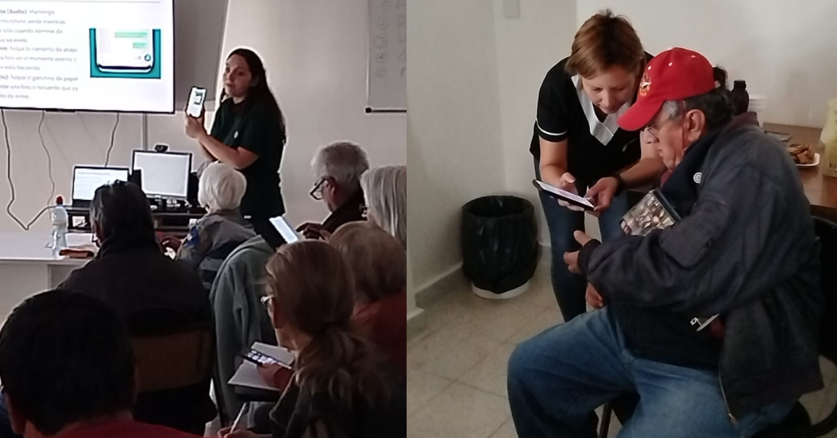 “Es un aprendizaje mutuo”: destacaron la participación de adultos mayores en un taller digital