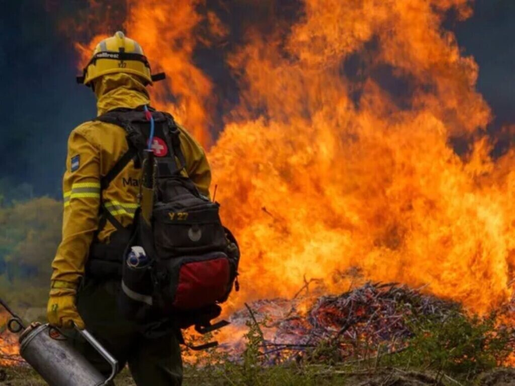 Santa Fe envía 50 brigadistas a la Patagonia para reforzar el combate contra los incendios forestales