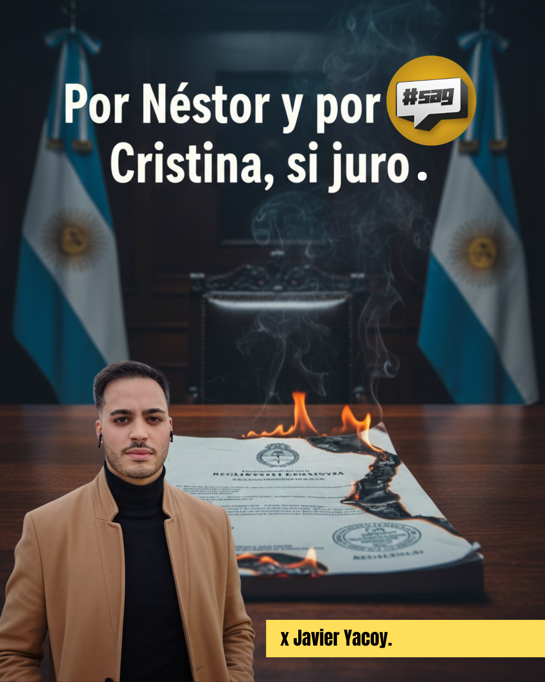 Portada Por Néstor y por Cristina libre, si juro.