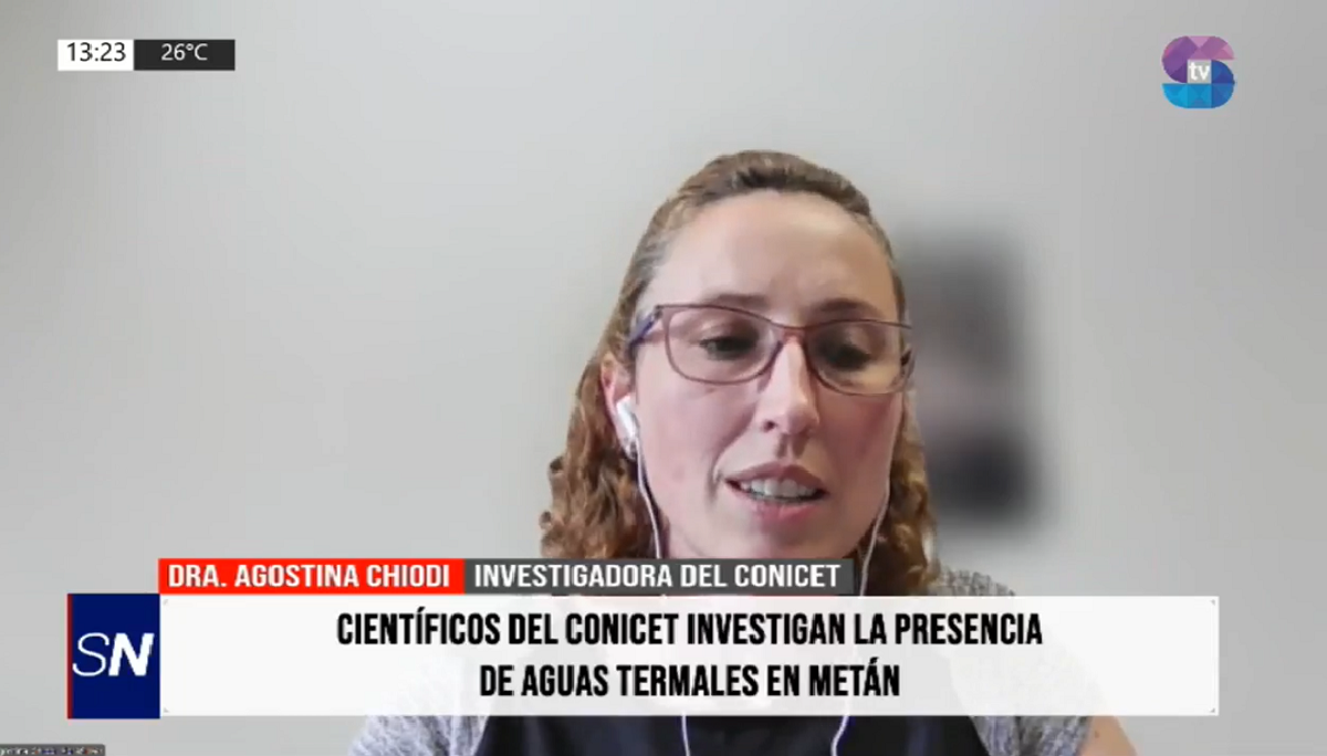 Dra. Chiodi.png Metán: investigaciones geotérmicas buscan confirmar el potencial de sus aguas termales
