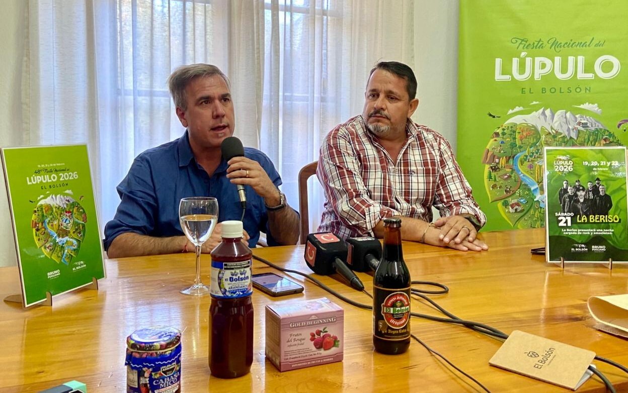 Pogliano presentó en Bariloche la 48ª Fiesta Nacional del Lúpulo Pogliano presentó en Bariloche la 48ª Fiesta Nacional del Lúpulo