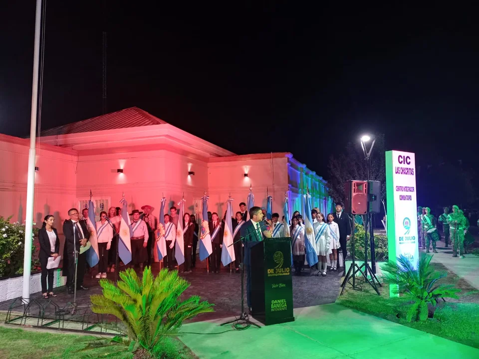 El departamento 9 de Julio celebró su 111° aniversario  con dos avances fundamentales que favorecen a los vecinos de Las Chacritas
