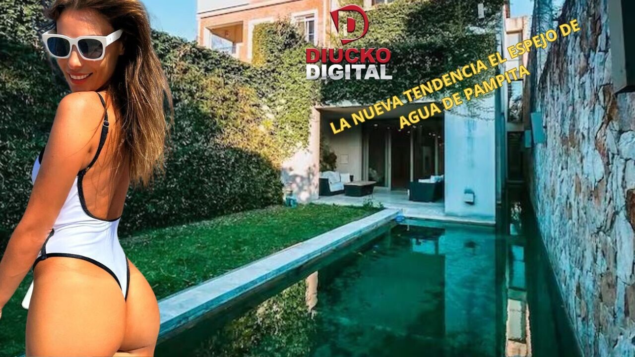 CHAU PILETA OSTENTOSA: EL ESPEJO DE AGUA QUE VOLVIÓ ELEGANTE LA CASA DE PAMPITA
