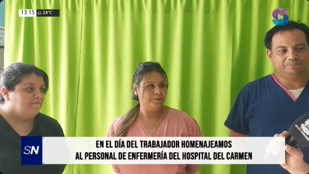 ENFERMEROS HOSPITAL DEL CARMEN.png Día del Trabajador: una guardia en Metán que no se detuvo para celebrar