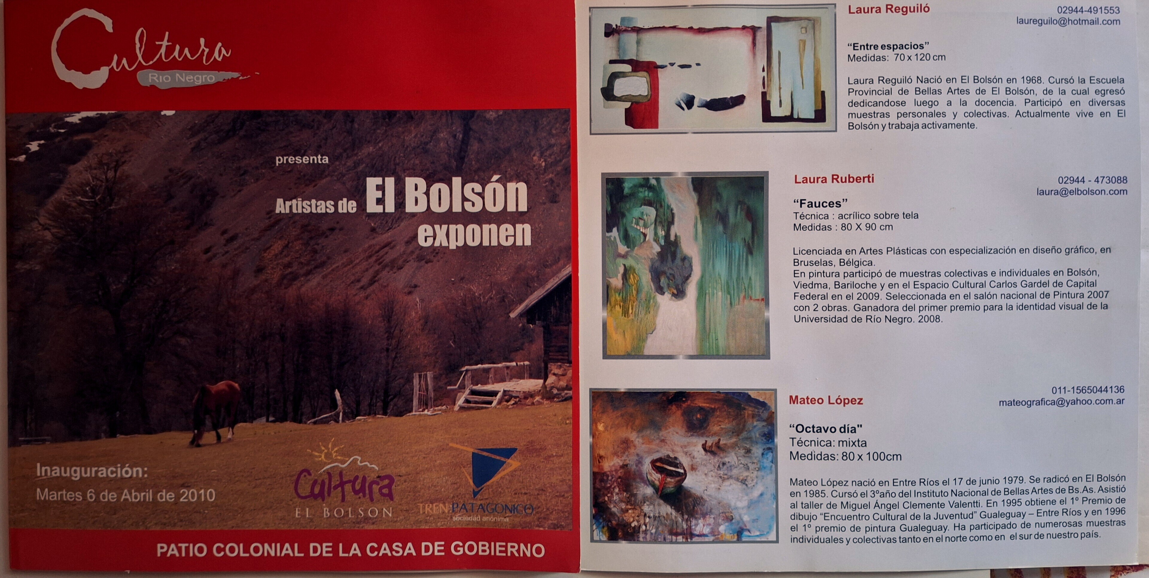 El Bolson Cultura Pintores tarjeta en RN0.jpg