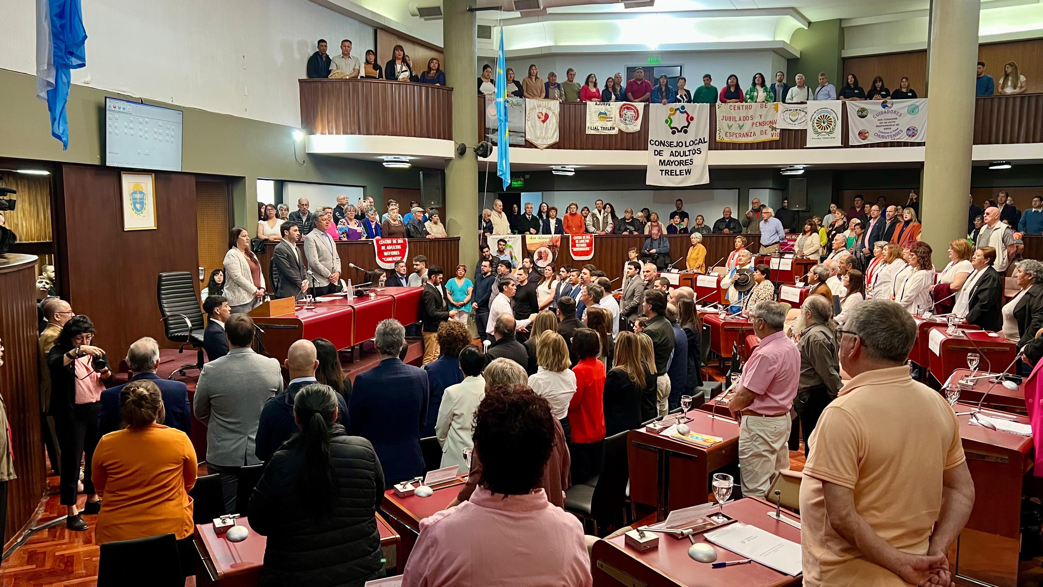El Municipio de Rawson participó de la presentación oficial del proyecto de ley de protección para los adultos mayores en Chubut