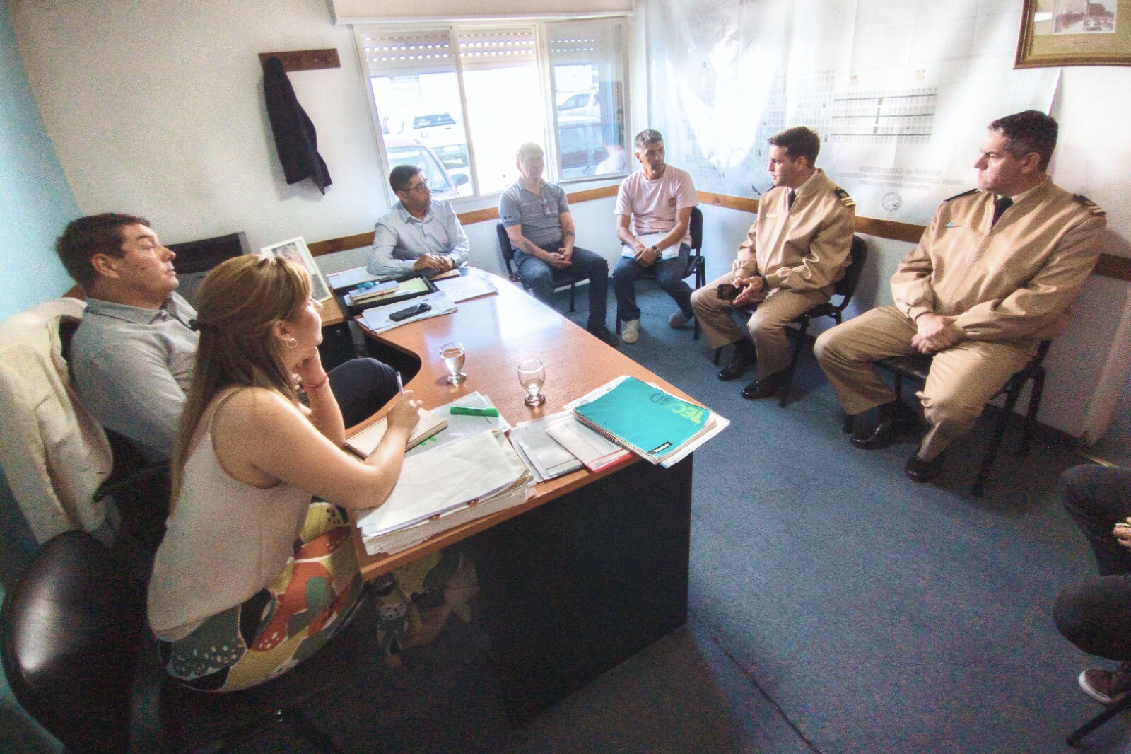 El intendente Biss se reunió con Prefectura Naval para coordinar acciones para la temporada 2024-2025