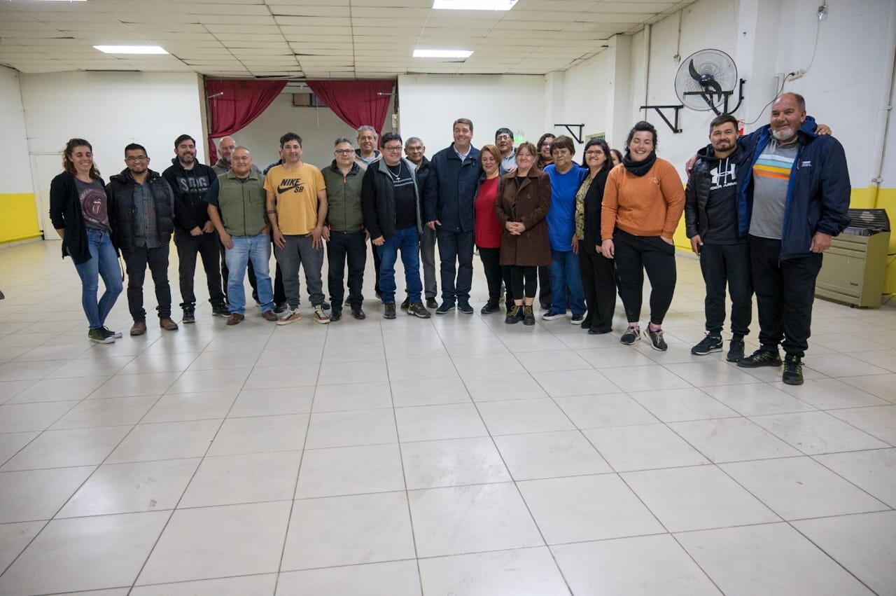 El intendente Biss se reunió con los presidentes barriales de Rawson