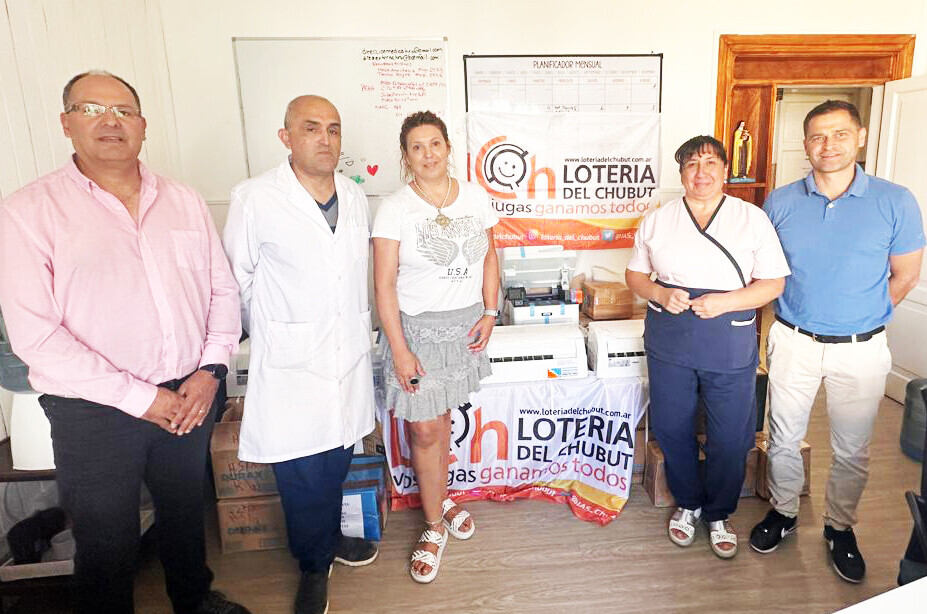 Lotería del Chubut entregó equipamiento al Hospital «Santa Teresita» de Rawson
