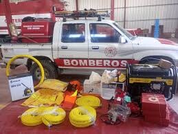 Los Bomberos de San Justo y Gob Crespo Recibieron Nuevos Equipos