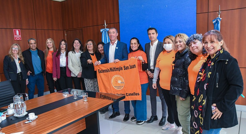 El vicegobernador recibió a representantes del Espacio Esclerosis Múltiple San Juan