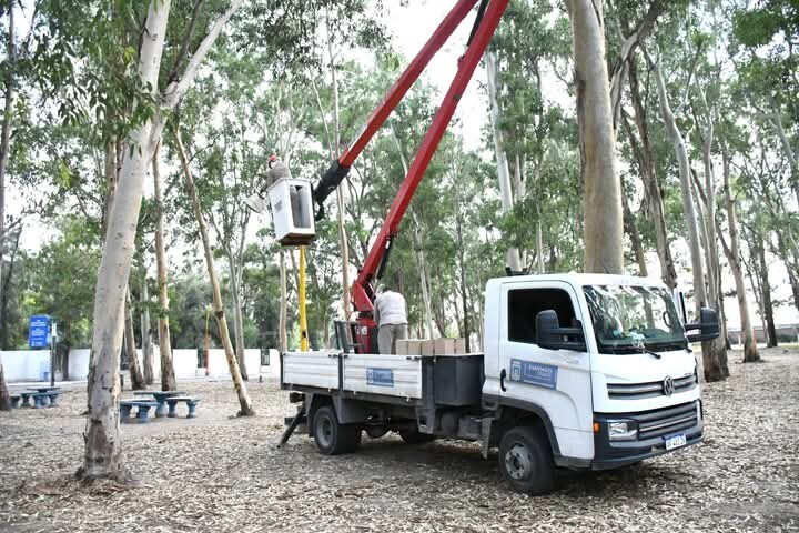 NUEVA RECONVERSIÓN LUMÍNICA EN EL PARQUE AGUIRRE