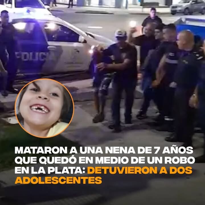 La Plata: Mataron a una nena de 7 años que quedó en medio de un robo