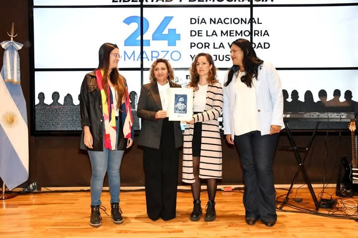 La intendente de la Capital, Ing. Norma Fuentes, participó del acto oficial por el Día Nacional de la Memoria, por la Verdad y la Justicia