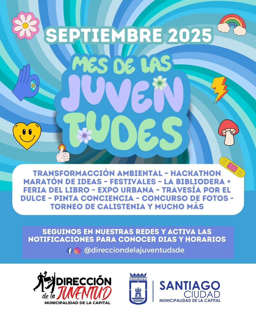 La Municipalidad organizará actividades culturales, deportivas, educativas y ambientales por el Mes de las Juventudes