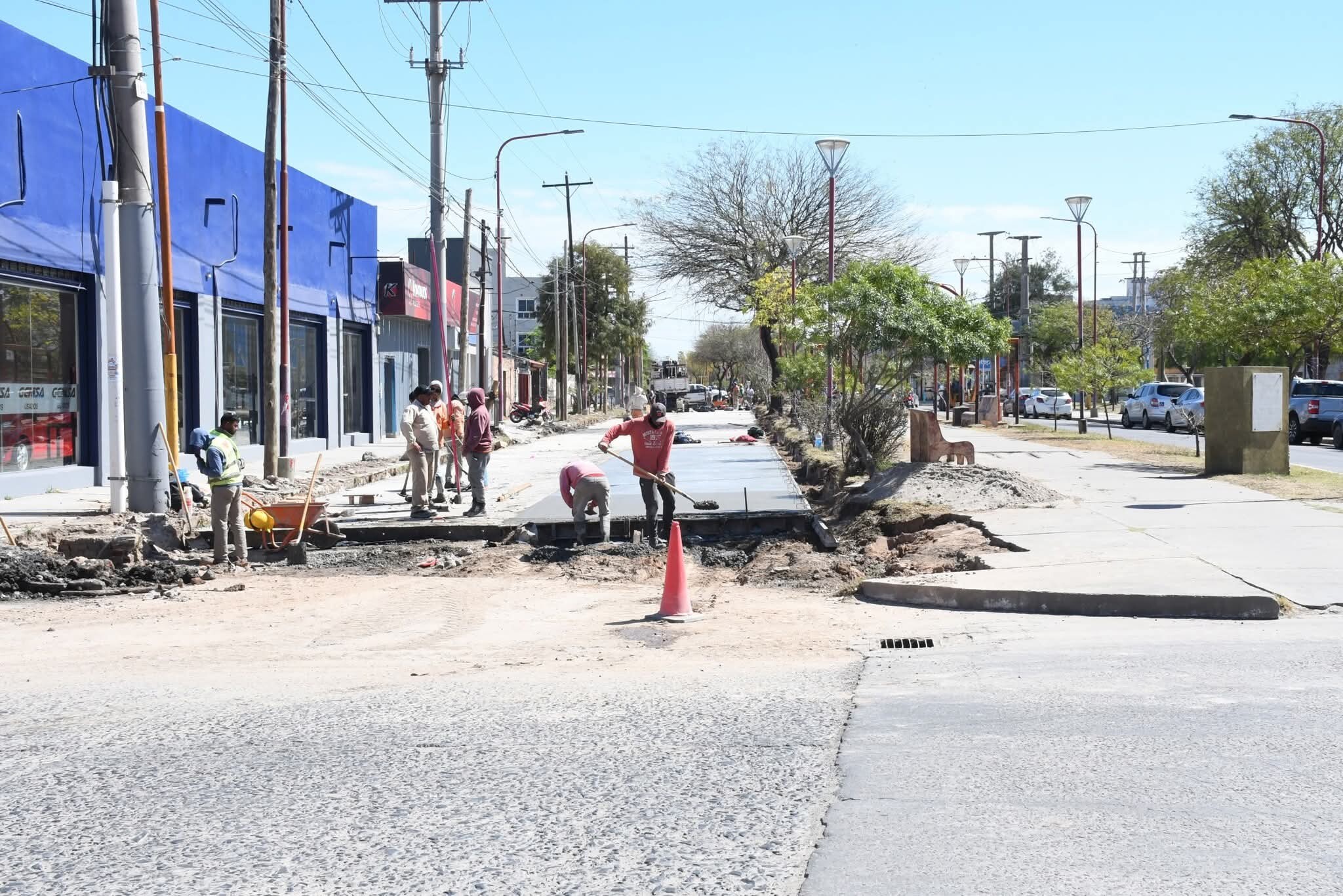 Por la obra de repavimentación de Av. Colón habrá un desvío en el cruce con Pedro León Gallo