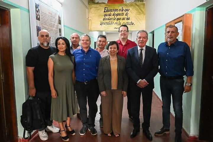 ELIAS SUAREZ EN LA ESCUELA DE AGRICULTURA  GANADERIA Y GRANJA: LA EDUCACIÓN ES EL MOTOR DEL PROGRESO