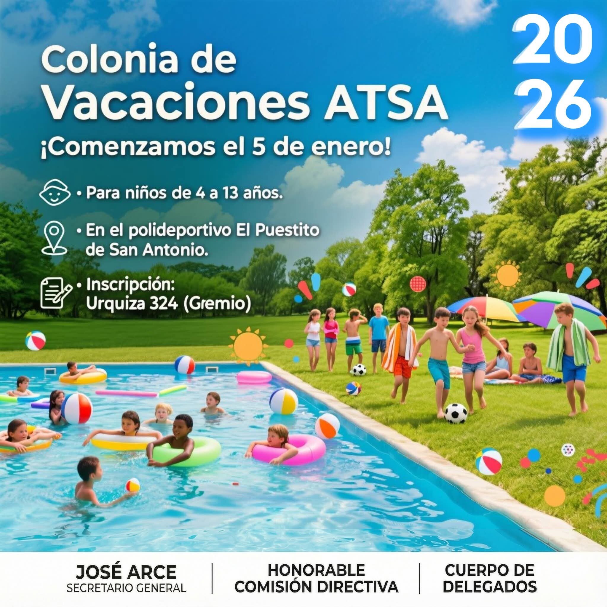 A.T.S.A. SANTIAGO DEL ESTERO PREPARA EL REGRESO DE LA COLONIA DE VACACIONES