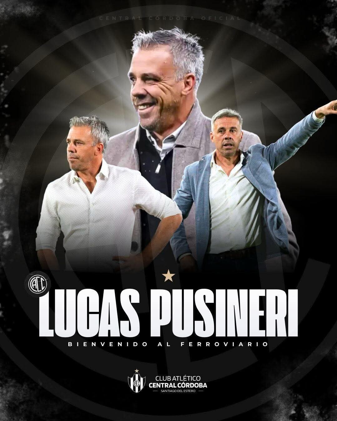 EL ELEGIDO LUCAS PUSINERI: NUEVO TECNICO DE CENTRAL CORDOBA