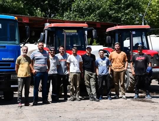 Jose Luis Fernandez en su trabajo interpreto la consigna: «La gestión Barenghi no para»